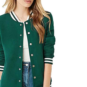 Chaquetas Varsity Ligeras Personalizadas para Mujer 2025 de Pakistán, Estilo Urbano, Tela de Lona - Product Image 5