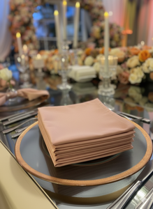 Servilletas de Mesa Modernas de Poliéster de Lujo - Detalle de Costura a la Vista - 20x20 Pulgadas - Calidad Profesional para Uso Doméstico y Bodas/Eventos - Product Image 5
