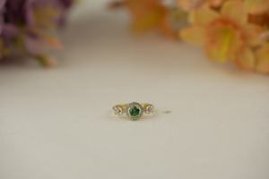 แหวนเพชรทรงกลมสำหรับการตัด VS1 IGI SGL โกลด์โรสโกลด์แหวนหมั้นทำจากเงินผู้ผลิตเครื่องประดับงานแต่งงาน - Product Image 2