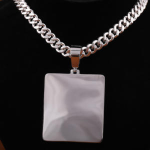 จี้เงินสเตอริ925สำหรับผู้ชายจี้เพชรโมอิสขนาดใหญ่พร้อมจี้แบบกำหนดเอง - Product Image 6