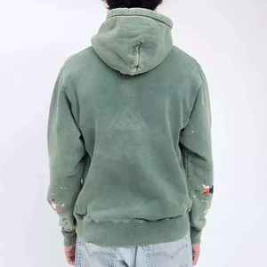 Sudaderas con Capucha de Felpa Lavadas al Ácido con Logotipo Personalizado, Fabricadas en Pakistán, 100% Algodón, Ropa Casual, Diseño Sólido, Temporada de Invierno, Secado Rápido - Product Image 3