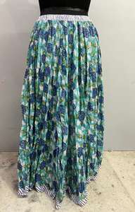 Vestido Maxi bohemio de verano de algodón 100% con estampado de bloques hecho a mano para mujer, cubierta de playa informal larga y ropa de fiesta con servicio OEM - Product Image 5