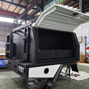 Plateau et auvent en alliage d'aluminium avec garde-boue, échelle et boîte <span class=keywords><strong>à</strong></span> <span class=keywords><strong>outils</strong></span> pour camionnette, matériau durable - Product Image 2