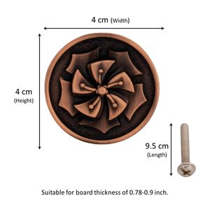 Copper antique knobs <b>pull</b> cabinet <b>drawer</b> for home dresser door cabinet furniture decorative kitchen wardrobe handle knobs 2024 - Product Image 3