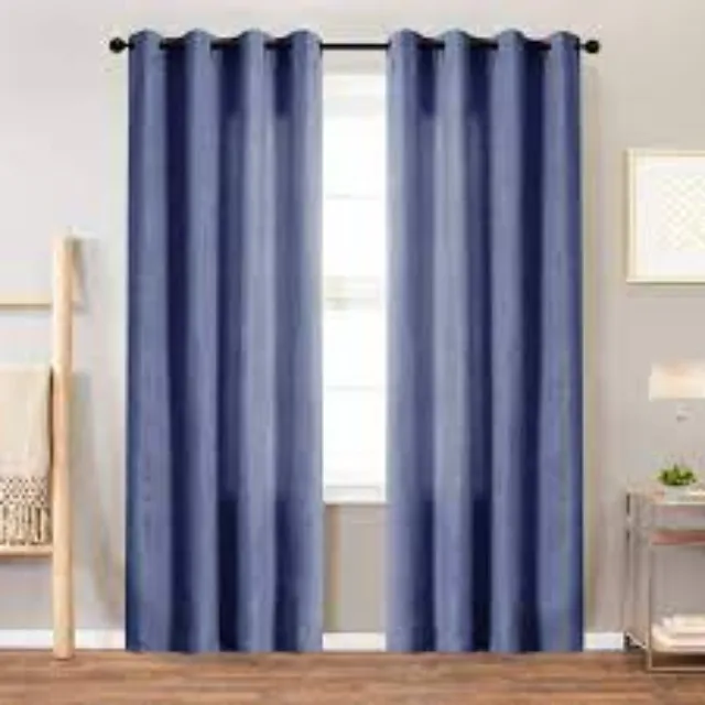 Wholesale Pure and Fresh Flowers Fabric Curtains for Bedroom Living Room Window Drapes with Grommets Curtain Hot Sale Style ENG