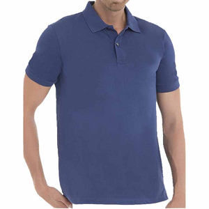 Nueva moda informal para hombre para camisa 100% algodón de manga corta de punto al por mayor precio barato personalizable ropa de tenis y golf - Product Image 3