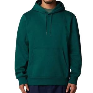 Sudadera con capucha de tela transpirable para hombre, ropa deportiva informal con logotipo personalizado, Sudadera con capucha de algodón sólida - Product Image 2