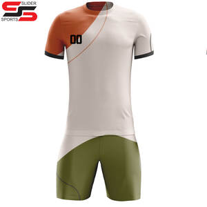 Vente en gros kit de football d'équipe personnalisé par sublimation jeu complet de maillots de football de couleur personnalisée vierge uniforme de football - Product Image 5
