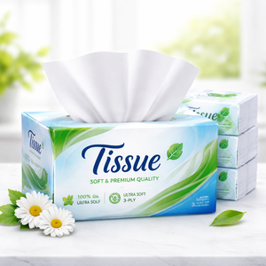 Convenient Box <b>Tissue</b> 2 Ply Pocket Size Easy to Carry for Home Use Travel Picnic Office and Daily Hygiene Needs - Product Image 2