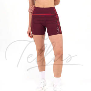 Shorts Deportivos de Cintura Media Elástica, Compresión, Ajustados, para Otoño, para Correr, Gimnasio, Entrenamiento, para Mujer, al por Mayor - Product Image 3