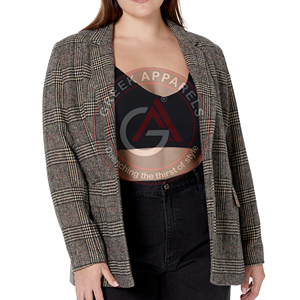 Nouvelle mode de vêtements pour femmes blazer décontracté pour femmes de bureau Blazer à manches longues de fabrication de qualité supérieure pour femmes - Product Image 5