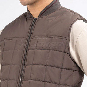 Chaleco de Invierno para Hombre, Diseño Personalizado, Logotipo Frontal, Ropa Transpirable para Exteriores, Servicio OEM, Tejido Ligero de Nailon/Poliéster - Product Image 2