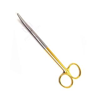 Precision <b>Surgical</b> Gum Scissors | Manual Custom 145mm Half Gold Curved Stainless Steel <b>Blade</b> CE Certified for Professional Use - Product Image 3