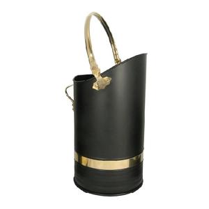 Elegant Gold Metal <b>Coal</b> Bucket with Shovel Storage Organizer Perfect for Stylish Garden and Outdoor Accessories - Product Image 5