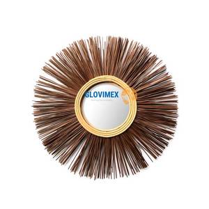 Producto de Venta caliente espejo de baño de ratán de bambú decoración espejos decoración pared Natural seguro mimbre muebles de dormitorio - Product Image 1