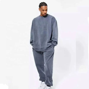 Trajes Deportivos Personalizados para Hombre, Corte Ajustado, Secado Rápido, con Diseño de Lavado Ácido, Tallas Grandes, Temporada de Invierno, Venta al Por Mayor - Product Image 4