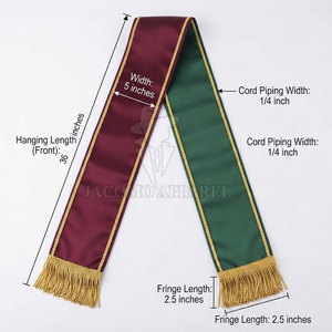 Exportador de Ropa Estudiantil de Alta Calidad, Banda de Graduación para Graduados con Material de Satén y Diferentes Selecciones de Colores - Product Image 3
