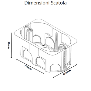 Vimar V71703สีฟ้าปิดภาคเรียนกล่องผลไม้สวิทช์ผนัง3ที่นั่งสำหรับกล่องยิปซั่ม - Product Image 5
