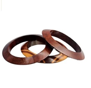 Bracelet manchette en bois pour design sculpté avec des bracelets faits à la main à bas prix - Product Image 3