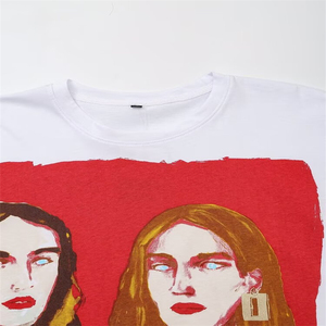 T-shirt pour homme en tissu tricoté 100% coton de haute qualité, nouveau design, respirant, vêtements décontractés, impression personnalisée, vente en gros - Product Image 3
