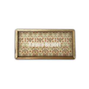 Rectángulo de alta calidad para servir de madera y boda decorativo con diseño Floral para restaurante y decoración de bandeja de mesa para uso doméstico - Product Image 1