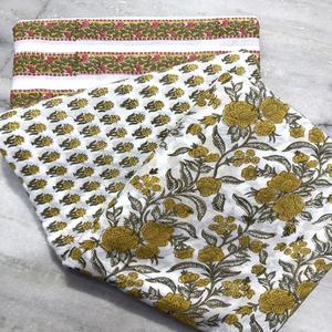 ผ้าฝ้ายเนื้อนุ่มลายดอกไม้ธรรมชาติ น้ำหนักเบา สวยงาม ดีไซน์เก๋ เป็นมิตรกับสิ่งแวดล้อม ขายเป็นหลา สำหรับตัดชุดเด็กผู้หญิง ราคาขายส่ง - Product Image 3