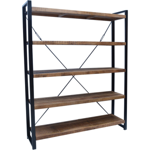 5 étages bibliothèques industrielles armoires de salon armoires de cuisine armoires en bois massif métal artisanat jambe meubles de chambre - Product Image 3