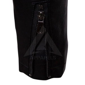 แจ็กเก็ตหนังแกะเข้ารูปสำหรับผู้ชาย2025ปกตั้งปรับแต่งได้จากโรงงานโดยตรง - Product Image 6