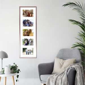 Marco de Metal de Cobre de 24.1 x 73.2 cm, Marco para Fotos A2/A4 con Protección Acrílica para Decoración del Hogar, Bodas y Fines Decorativos, Hecho de Aleación - Product Image 5