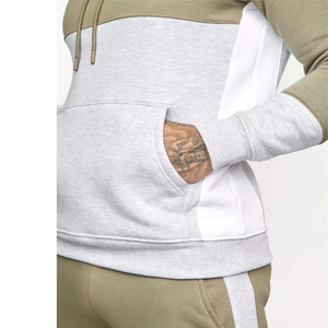 2025 Custom Logo Men's Casual Jogger Set Heavyweight 2-Piece Winter Tracksuit Oversize Cargo <b>Pant</b> Good Quality Tracksuit For Man - Product Image 4