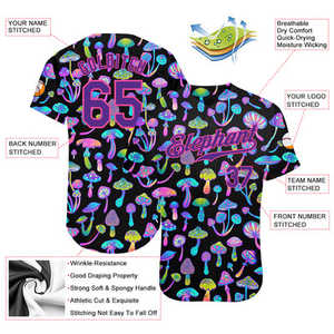 Camiseta de béisbol de secado rápido personalizable para hombre, transpirable, ligera, diseño, OEM, venta al por mayor, ropa de equipo de talla grande - Product Image 4