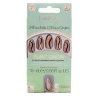 Ongles artificiels Helios Plant Black Silver Swirl, code-barres 800307814566, code article PDV3751