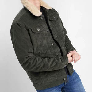 Manteau en daim et laine pour homme, rembourré de duvet écologique, finition douce, style long, pour les voyages décontractés, usage urbain, personnalisable - Product Image 5