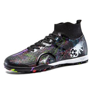 Chaussures de football <span class=keywords><strong>en</strong></span> caoutchouc pour terrain synthétique, unisexes, pour intérieur, vente <span class=keywords><strong>en</strong></span> gros - Product Image 1