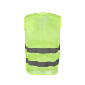 Gilet de sécurité de chantier extérieur coupe-vent avec logo personnalisé, veste haute visibilité réfléchissante, uniforme d'équipe, protection de sécurité ANSI - Product Image 2