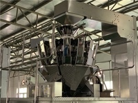Machine d'emballage peseuse automatique à 10 têtes machine d'emballage de sacs en plastique de tranches de fruits frais surgelés de salade de légumes machine d'emballage