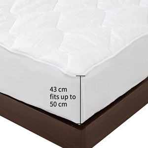 Coprimaterasso Rinfrescante Anti-Caldo per Dormire, <span class=keywords><strong>Trapuntato</strong></span>, Confortevole, Lavabile - Product Image 6