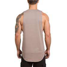 Wholesale Men Plain Sleeveless T Shirt Cotton Inner Vest Men Gym Style Sleeveless Cotton Tank Top Fitness <b>Undershirt</b> - Product Image 6
