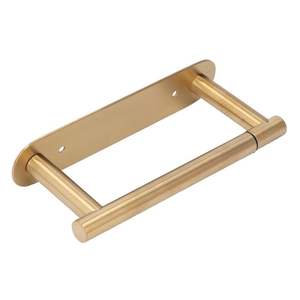 Porte-papier toilette en métal au design élégant avec finition en laiton, porte-papier de luxe, décoration pour la cuisine et la salle de bain - Product Image 1