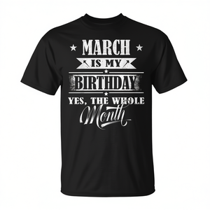 Abril es mi cumpleaños, sí, camiseta para niñas con la frase 'The Whole Month' - Product Image 2