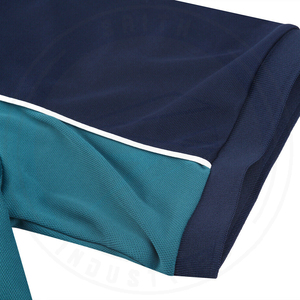 เสื้อโปโลผ้าฝ้ายระบายอากาศได้ดีสำหรับผู้ชายเสื้อโปโล100% ออกแบบได้ตามต้องการสำหรับกอล์ฟ - Product Image 5