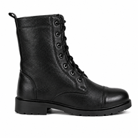 Bottes de randonnée tactiques noires SUPER FORCE pour l'extérieur, imperméables, à lacets, avec certification ISO9001 pour hommes, toutes saisons