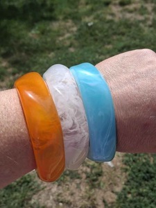 Pulseras y Brazaletes de Resina para Mujer, Nueva Colección, Joyería Estilo Ángel para Fiestas y Bodas, Alta Calidad - Product Image 5