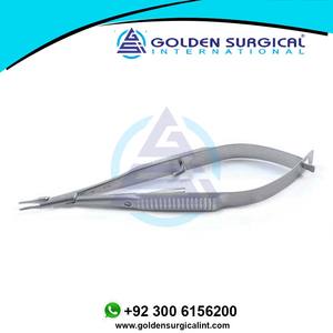 Soporte de aguja McPherson corneal, fórceps de sujeción de sutura oftálmica, soporte de aguja ocular con o sin bloqueo - Product Image 6