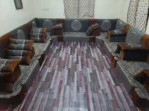 Diseño interior árabe Majlis, diseño clásico moderno, elegante conjunto de sala de estar, asientos de esquina de lujo, diseño que ahorra espacio - Product Image 5