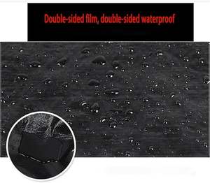 Lona Impermeable de Poliéster Negro Resistente de Alta Resistencia para Uso en Exteriores - Product Image 6