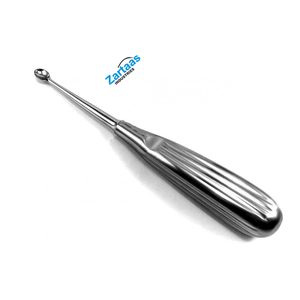 Cureta de hueso Volkmann de acero inoxidable de alta calidad, 8x10mm, cuchara afilada, fabricante y exportador de instrumentos quirúrgicos - Product Image 1