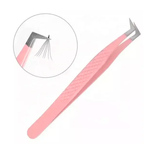 แหนบต่อขนตาปลายเฉียงความแม่นยำสูง พร้อมโลโก้ส่วนตัว แบรนด์ตามสั่ง - Product Image 5