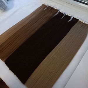 Vente en gros d'extensions de cheveux humains 100% de haute qualité Tapein Remy cheveux bruts 28 pouces 12A extensions de cheveux vierges blond russe - Product Image 1