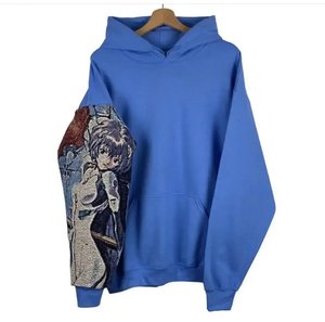 Sudadera con capucha de tapiz con impresión de logotipos personalizados o bordado de sudadera con capucha de tapiz al por mayor para hombres y mujeres - Product Image 3